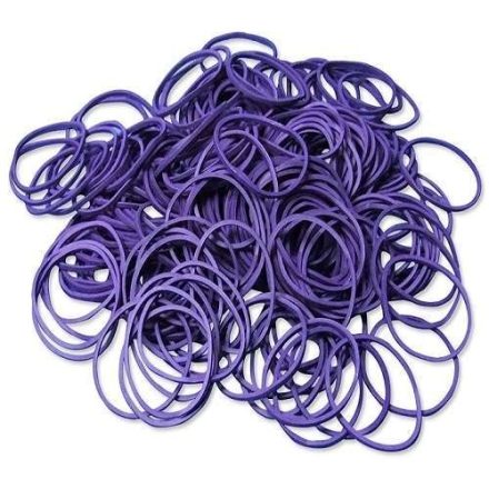 Recettes de bureau en caoutchouc violet en caoutchouc 70mmx1,5x3,5mm 1000g