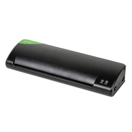 Laminateur Q-Connect A4 pour documents, froid et chaud, noir 24 cm