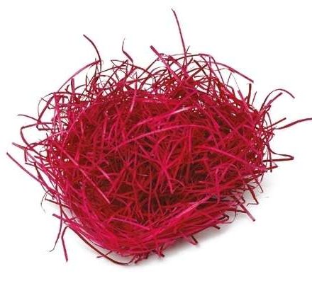 Cave en laine de bois décorative 30g Amarant pour emballage cadeau