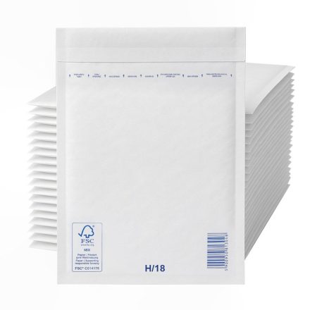 Enveloppes à bulles protectrices blanches VP H18 270x360 mm carton 100 pc