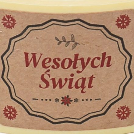 Stickers de Noël Kraft Joyeux Noël 35x40 mm, 200 pcs
