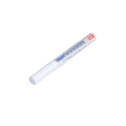 Stylo à peinture SP101 moyen, marqueur d'huile blanche 1-3 mm pour le marquage