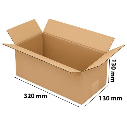 Boîte en carton, boîte brune 320x130x130 mm InPost Gibarit B 360 g