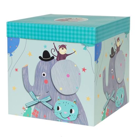 Boîte décorative avec âge 15x15x15 cm SUN pour un cadeau