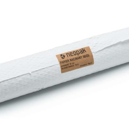 Papier coupé blanc kraft protecteur pour l'emballage 50 cm x 25 m 70 g/m2