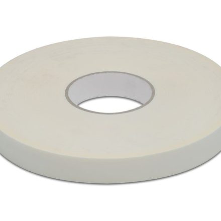 Bande de montage autocollante en mousse double face 19 mm x 50 m blanc