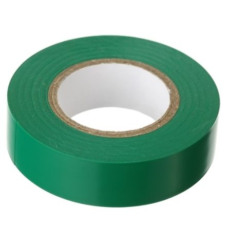 Bande isolante électrique PVC vert 19mm x 20m pour câbles