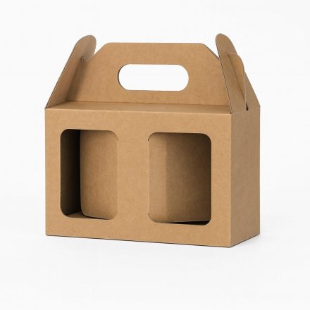 Carton 174x85x95 mm, boîte pour 2 les pots, 10 pcs