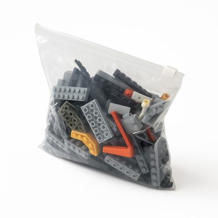 Sachets à fermeture zip avec curseur transparent 400x300 mm 70 um 50 pc