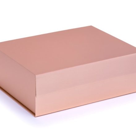 Boîte magnétique 235x235x80mmBoîte cadeau en or rose