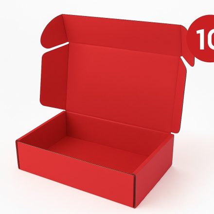 Carton 330x250x100 Emballage d'expédition rouge 10 Art.