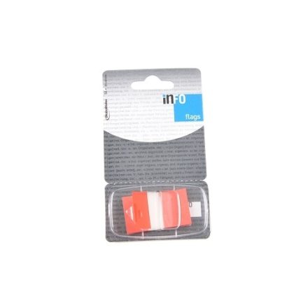 Tables d'indexation autocollantes rouges 25x43 mm 50 Pcs Tray