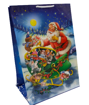 Sacs cadeaux de Noël MIX 405x250x560 K7/4 10 pcs