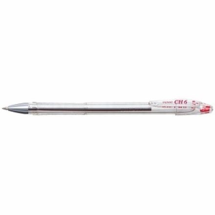 Stylo à huile Penac CH6 0,7 mm rouge transparent