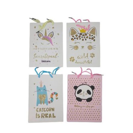 Lux A4 Sacs en papier présents 26x10x32 cm TD-22008-GL 12 pcs