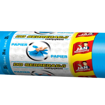 Sacs de séparation de papier essentiels John 35 l 20 Pièces bleues