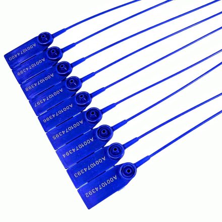 NeoSafe Joint en plastique bleu sécurisé numéroté 100