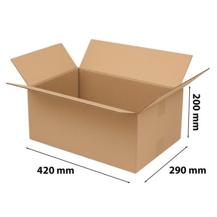 Carton 420x290x200 mm, boîte brune 5-coucher BC 580