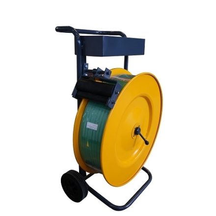 Chariot de distribution pour bandes de tension PP PET 406 mm vernis