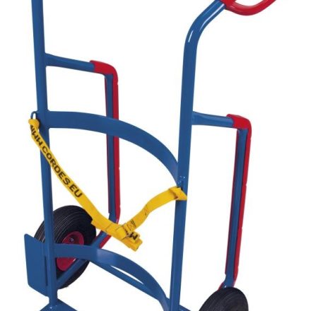 Chariot à barillet en plastique pour brouette de transport FK-1110 200 l 250 kg