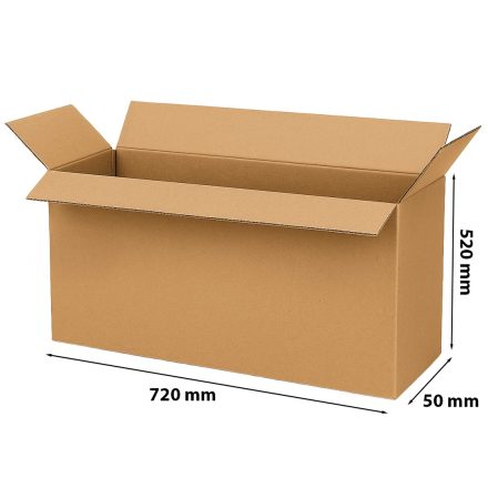 Carton d’expédition B2 marron, 720x50x520 mm, F203