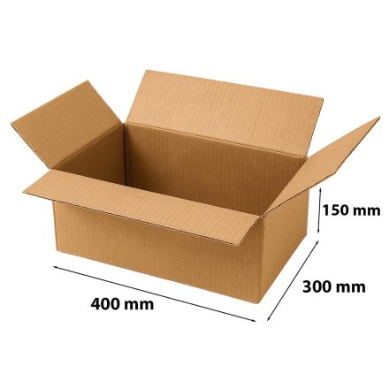 Carton 400x300x150 mm carton 3-Couche de bronze