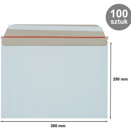 Porte-cartes autocollant B4 250x350 blanc 100 pcs
