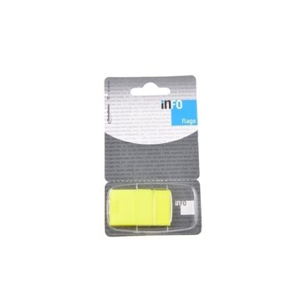 Tables d'indexation jaune autocollants 25x43mm 50pcs avec alimentation
