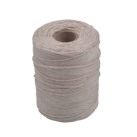 Fils pailletés blancs, chaîne de lin 2 mm 250 m 250 g