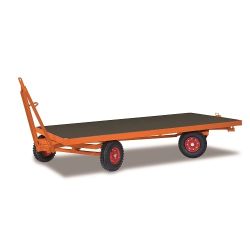 Une remorque industrielle avec une platine, 2-Axe. 2500x1250x510 mm ZU-1033