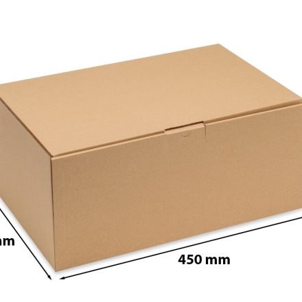 Boîte en carton brun, boîte à mode 450x300x200 mm F426
