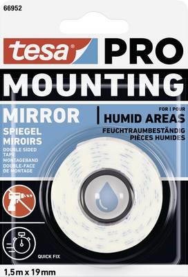 Ruban double face pour miroirs MIRROR 19mm/1,5m TESA