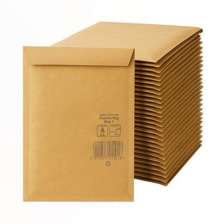 Enveloppes rembourrées papier brun 195x280 mm, 100 pcs