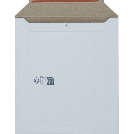 Enveloppes en carton B4 250x353 mm blanc 50 pcs 500 g/m2 pour expédition