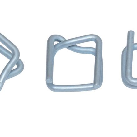 Pins de fils plaqués en zinc 19 mm CB6 pour bandes PP et PET, 500 pcs