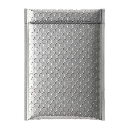 Enveloppe à bulles métalliques C13 150x215 mm argent pour expédition