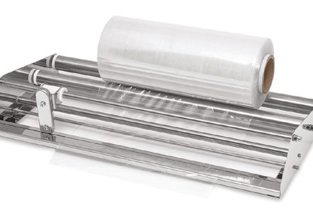 Découpe manuelle pour film stretch MAX MINI S 600, acier inoxydable