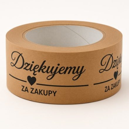 Paper Tape Kraft Merci pour vos achats 48mm/50m marron