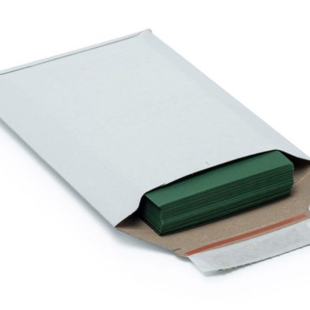 Enveloppe en carton de protection B5+ blanc autocollant 215x270 mm 50 pcs