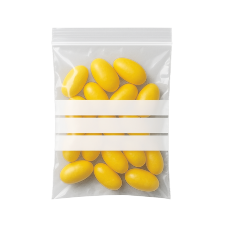 Sachets à fermeture zip 80x120 mm 50 um 100 pcs, sacs à main avec champ descriptif