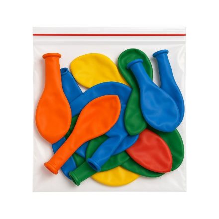 Sachets à fermeture zip transparents avec serrure 100x100 mm 40 um 100 pc