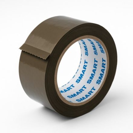 Bande d'emballage autocollante acrylique brun Smart 48mm x 150m pour les colis