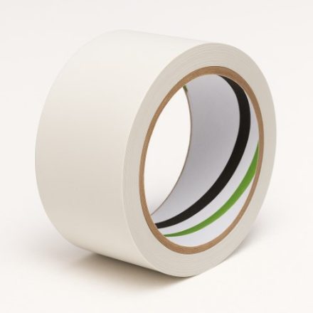 Rubrique PVC blanc 48mm/60m Emballage super fort avec colle en caoutchouc