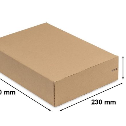 Carton 230x75x330 mm - boîte à mode avec colle