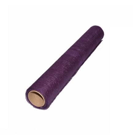 Flizeline ornementé non tissé décoratif violet foncé 50 cm x 7,32 m