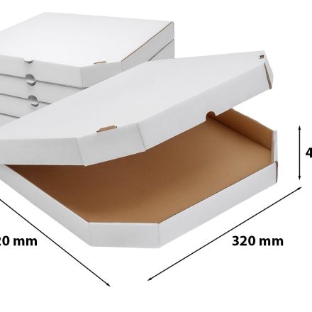Paquet - Carton 320x320x40mm Pizza - 10 pc