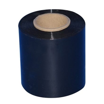 Minirap noir, film en rouleau stretch 10 cm, 0,80 kg, 23 um, fi 50