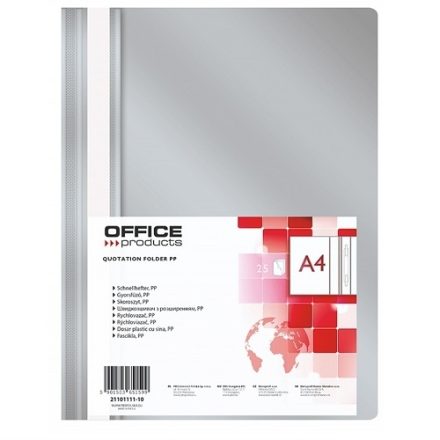 Livre de travail souple A4 PP Gray pour les documents, 25 Des pcs. 225 x 305 mm