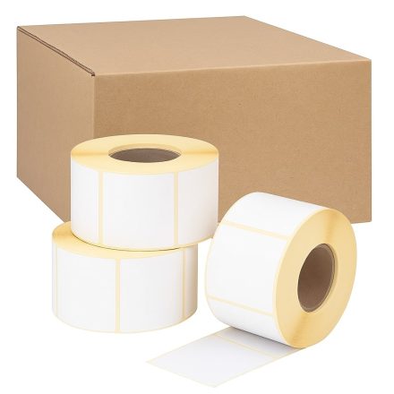 Étiquettes thermiques autocollantes 80x50 mm blanc - 36 000 pcs