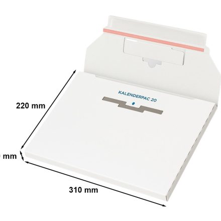 Carton 310x220x20mm Blanc A4